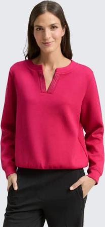 TOM TAILOR Sweatshirt Strick & Sweatshirts Scuba Sweatshirt mit Strasssteinen