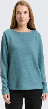 TOM TAILOR Sweatshirt Strick & Sweatshirts Soft-Touch Sweatshirt mit Knopf-Details