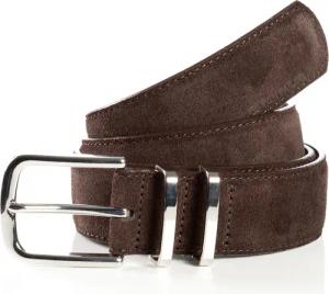 TOM TAILOR Synthetikgürtel "TTMILLIE" Veloursleder mit Ziernähten – 3,5 cm breit