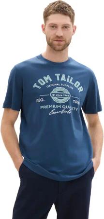 TOM TAILOR T-Shirt mit großem Logofrontprint