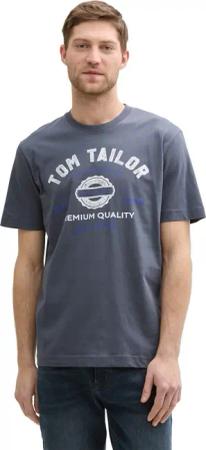 TOM TAILOR T-Shirt mit großem Logofrontprint