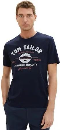 TOM TAILOR T-Shirt mit großem Logofrontprint