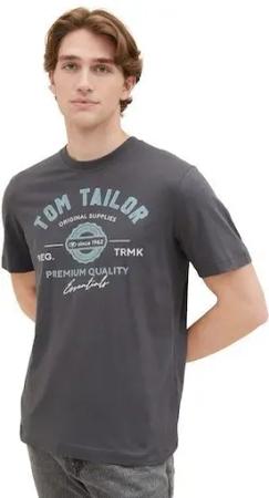 TOM TAILOR T-Shirt mit großem Logofrontprint