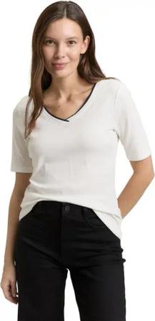 TOM TAILOR T-Shirt mit Kontrast Detail