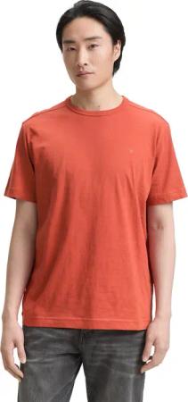 TOM TAILOR T-Shirt mit Logo Stickerei