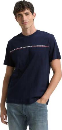 TOM TAILOR T-Shirt mit Logofrontprint
