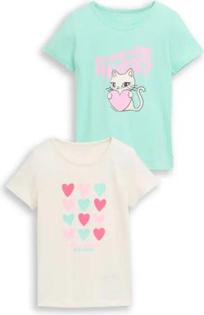 TOM TAILOR T-Shirt Packung, 2 im 2er Pack