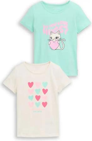 TOM TAILOR T-Shirt (Packung, 2-tlg) im 2er Pack