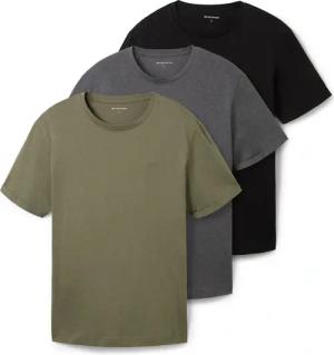TOM TAILOR T-Shirt Packung, 3 Stk. mit Logo-Stickerei