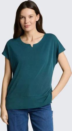 TOM TAILOR T-Shirt T-Shirt T-Shirt aus Materialmix