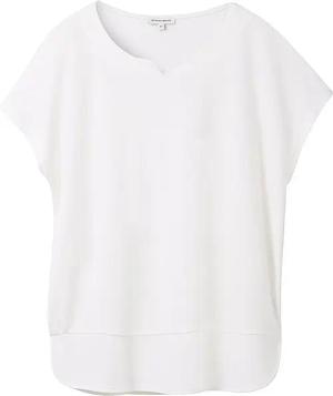 TOM TAILOR T-Shirt weiss | S