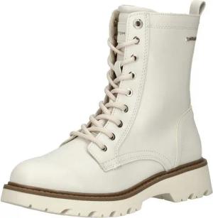 TOM TAILOR Tom Tailor Stiefelette Lederimitat Schnürstiefelette