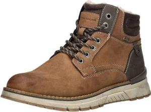 TOM TAILOR Tom Tailor Stiefelette Lederimitat Schnürstiefelette