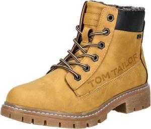TOM TAILOR Tom Tailor Stiefelette Lederimitat/Textil Schnürstiefelette