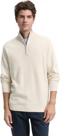 TOM TAILOR Troyer mit Logo Stickerei