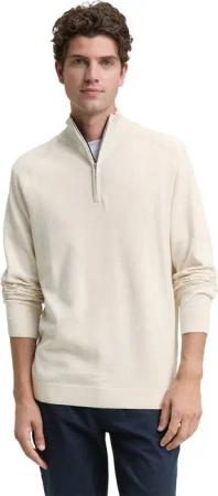 TOM TAILOR Troyer mit Logo Stickerei