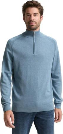 TOM TAILOR Troyer mit Logo Stickerei