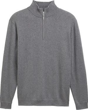 TOM TAILOR Troyer Pullover  grau | M