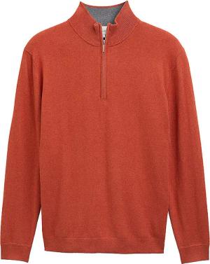 TOM TAILOR Troyer Pullover  orange | XXL