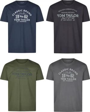 Tom Tailor Tshirt Herren Baumwolle Regular Fit 4er Pack Set