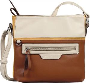 TOM TAILOR Umhängetasche Cross Bag Jule MIXED COGNAC