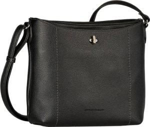 TOM TAILOR Umhängetasche Elif, fein genarbtes Lederimitat mit edlem Drehschloss und feinem Logo