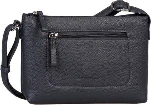 TOM TAILOR Umhängetasche "Elis" aus weich gekörntem Lederimitat auffällige Ziernaht und feinem Logo