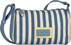 TOM TAILOR Umhängetasche "Malie" frische Blockstreifen in attraktiven Farben mit besonderem Logo