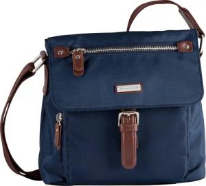 TOM TAILOR Umhängetasche Rina, aus leichtgewichtigem Nylon und aufwändig gewebten Gurtband