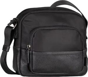 TOM TAILOR Umhängetasche "Viene" fein genarbtes Lederimitat trifft auf leichtes Nylon mit feinem Logo