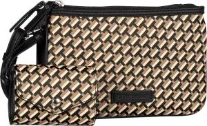 TOM TAILOR Umhängetasche "Xenia" mit raffiniert geometrischen "T" Print des Logos auf dem Taschenkörper