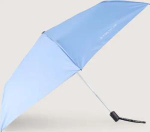 TOM TAILOR Unisex Mini Regenschirm mit Automatik, blau, Uni, Gr. ONESIZE