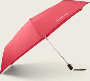 TOM TAILOR Unisex Mini Regenschirm mit Automatik, rot, Uni, Gr. ONESIZE