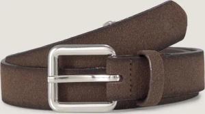 TOM TAILOR Unisex TTDAISY Kids schmaler Gürtel mit eckiger Dornschließe, braun, Logo Print, Gr. 70