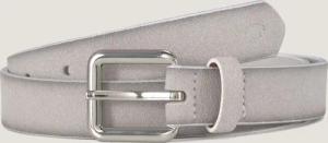 TOM TAILOR Unisex TTDAISY Kids schmaler Gürtel mit eckiger Dornschließe, weiß, Logo Print, Gr. 65