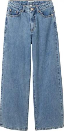 TOM TAILOR Weite Jeans (1-tlg) Plain/ohne Details