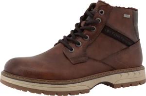 TOM TAILOR Winterboots,Blockabsatz,Schnürboots,Outdoorschuh, Reißverschluss, Weite G (weit)