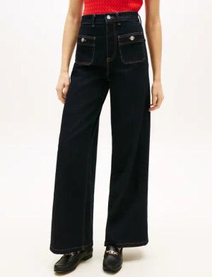 Tommy Hilfiger 5-Pocket-Jeans "DNM RINSE 70s WIDE LEG HW"