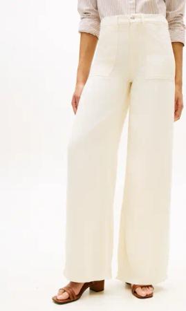 Tommy Hilfiger 5-Pocket-Jeans "DNM SOFT ECRU 70S WIDE LEG HW"