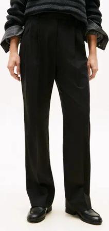 Tommy Hilfiger Anzughose TIMELESS WOOL RLXD STRT PANT mit Wolle
