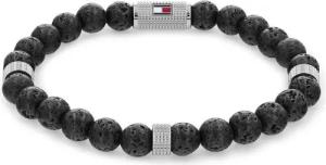 Tommy Hilfiger Armband Schmuck Edelstahl Armschmuck, mit Lavastein oder Sodalith