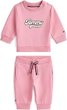 TOMMY HILFIGER Baby Set 2-teilig Sweater und Jogginghose pink | 62