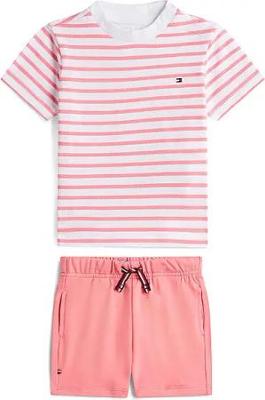 TOMMY HILFIGER Baby Set 2-teilig T-Shirt und Shorts koralle | 62
