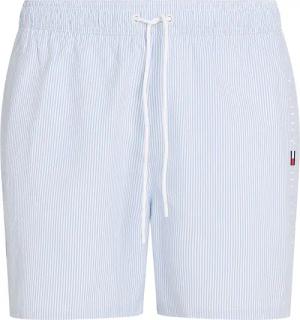 Tommy Hilfiger Badeshorts Streifen Hellblau - Größe XXL