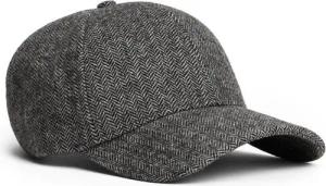 Tommy Hilfiger Baseball Cap TH FLAG HERRINGBONE 6 PANEL CAP mit Klemmschnalle, aus Wollmischung