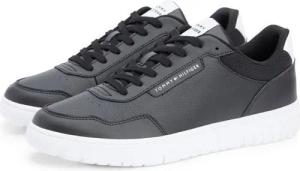 Tommy Hilfiger BASKET CORE LITE LTH Sneaker Freizeitschuh, Halbschuh, Schnürschuh mit Logo an der Schuhzuge