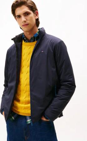 Tommy Hilfiger Blouson "LIGHTWEIGHT" Freizeitjacke, Übergangsjacke mit Stehkragen