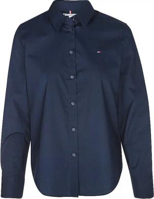 TOMMY HILFIGER Bluse Regular Fit dunkelblau | 44