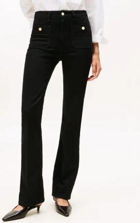 Tommy Hilfiger Bootcut-Jeans DNM BLACK BOOTCUT HW
