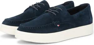 Tommy Hilfiger Bootsschuh "CASUAL SUEDE STITCH TOE HYBRID" Schnürschuh, Halbschuh, Freizeitschuh mit abgesteppter Ziernaht